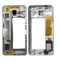 Middle housing Samsung A310 A3 2016 grey (black) with buzzer and sides buttons original (used Grade B)