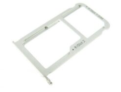 SIM card holder Huawei Nova silver original (service pack)