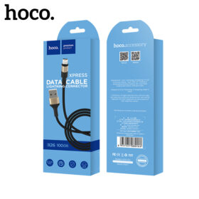 Laadimisjuhe Hoco X26 Lightning 1.0m must-kuld