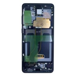 LCD screen Samsung G985F/G986F S20 Plus with touch screen and frame Cosmic Black original (service pack)