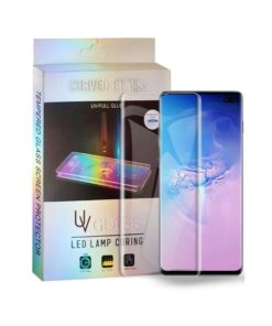 LCD kaitsev karastatud klaas M1 5D UV Glue Samsung G970 S10e kumer läbipaistev