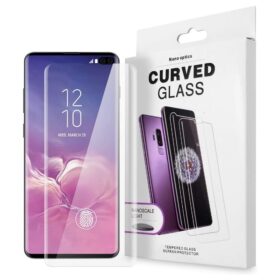 LCD kaitsev karastatud klaas Nano Optics 5D UV Glue Samsung G925 S6 Edge kumer läbipaistev