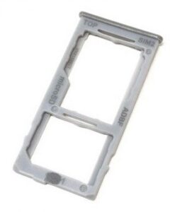 SIM card holder Samsung A426 A42 5G white original (service pack)