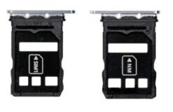 SIM card holder Huawei P40 Silver Frost ORG