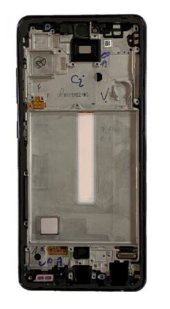 LCD screen Samsung A525/A526 A52 4G/5G 2021 with touch screen and frame Awesome Black original (service pack)