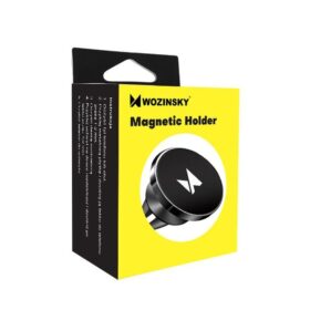 Universal car phone holder Wozinsky WMH-04 for using on ventilation grille, magnetic fixing, black