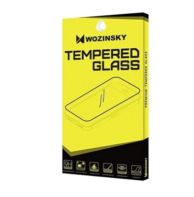 Screen protection glass "Wozinsky 5D Full Glue" Xiaomi Redmi Note 10 Pro/Xiaomi 12T/12T Pro/Mi 11i/Mi 11T/Mi 11T Pro/POCO F3/POCO X5 5G/POCO X5 Pro 5G case-friendly black