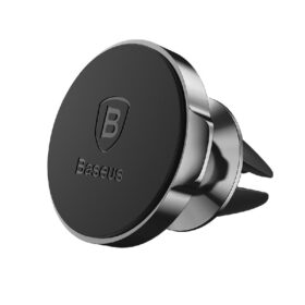 Universal car phone holder Baseus SUER-A01 for using on ventilation grille, magnetic fixing, black