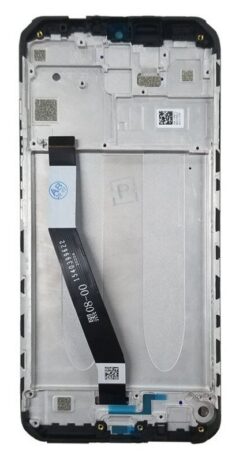 LCD screen Xiaomi Redmi 9 with touch screen with frame Black original (service pack)
