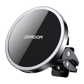 Wireless car charger+holder JOYROOM (JR-ZS240) Magnetic (MagSafe 15W) for using on ventilation grille black