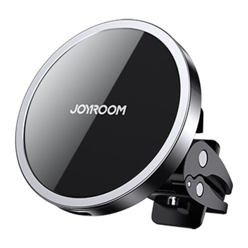 Wireless car charger+holder JOYROOM (JR-ZS240) Magnetic (MagSafe 15W) for using on ventilation grille black