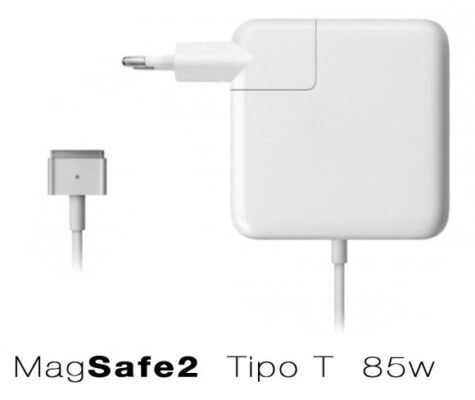 Charger for laptop Macbook (20V 4.25A 85W) Magsafe 2 T type