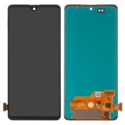 LCD screen Samsung A515 A51 2020 with touch screen and frame Black OLED (real size)