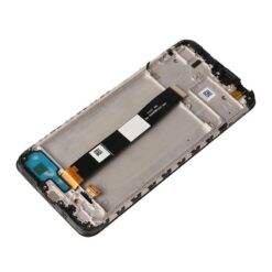 LCD screen Xiaomi Redmi 9A/9C/9AT/10A with touch screen with frame Black original (service pack)
