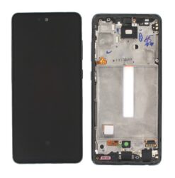 LCD screen Samsung A525/A526 A52 4G/5G 2021 with touch screen with frame Awesome Blue original (service pack)