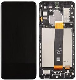 LCD screen Samsung A326 A32 5G 2021 with touch screen with frame Black original (used Grade A)