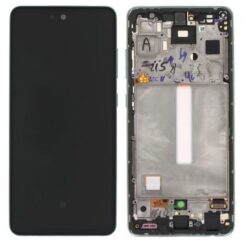 LCD screen Samsung A528 A52S 2021 with touch screen and frame Awesome Mint original (service pack)