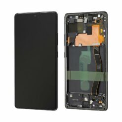 LCD screen Samsung G770F S10 Lite with touch screen and frame black original (used Grade A)