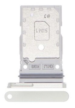 SIM card holder Samsung G990 S21 FE White ORG