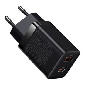 Charger Baseus (CCSUPP-E01) (1xUSB-C;1xUSB 3A 30W) black