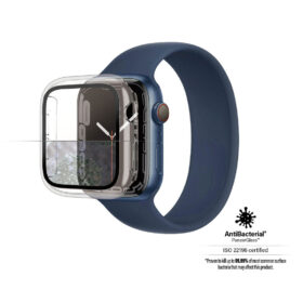 Kaitseklaas raamiga, Apple Watch Series 9 / 8 / 7 (45mm), eemaldatav, läbipaistva äärega, PanzerGlass