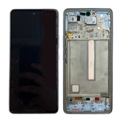 LCD screen Samsung A536 A53 5G 2022 with touch screen and frame Awesome Blue original (service pack)