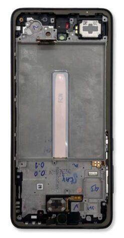 LCD screen Samsung A336 A33 5G 2022 with touch screen and frame Black original (service pack)