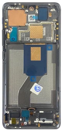 LCD screen Xiaomi 12 5G/12X 5G/12S 5G with touch screen with frame Black original (service pack)