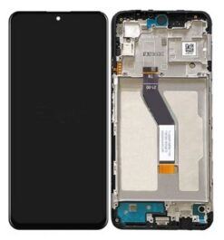 LCD screen Xiaomi Poco M4 Pro 5G/Redmi Note 11S 5G/Redmi Note 11T 5G with touch screen with frame Black original (service pack)