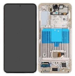 LCD screen Samsung S901 S22 5G with touch screen and frame Violet original (service pack)