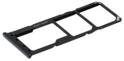 SIM card holder Samsung A226 A22 5G Black original (service pack)