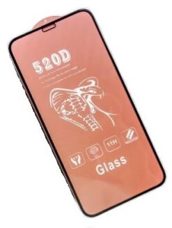 Screen protection glass "520D Full Glue" Apple iPhone 7/8/SE 2020/SE 2022 black bulk