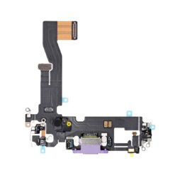 Flex for iPhone 12 for charging connector with microphone Purple ORG