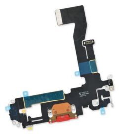 Flex for iPhone 12 for charging connector with microphone Red ORG