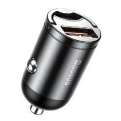 Car charger BASEUS (VCHX-A0G) (1xUSB; 30W) grey