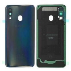 Back cover for Samsung A405 A40 2019 Black original (used Grade C)