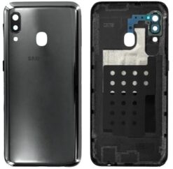 Back cover for Samsung A202 A20e 2019 Black original (service pack)