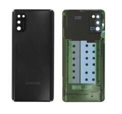 Back cover for Samsung A415 A41 2020 Prism Crush Black original (used Grade C)