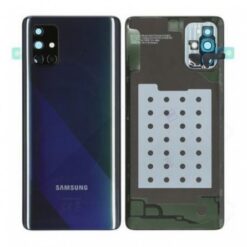 Back cover for Samsung A715 A71 2020 Prism Crush Black original (used Grade C)
