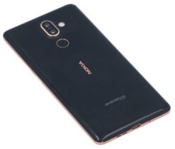 Back cover Nokia 7 Plus Black/Copper original (used Grade A)