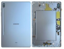 Back cover for Samsung T860 Tab S6 (2019) Cloud Blue original (used Grade B)