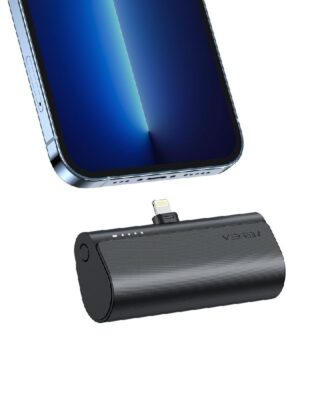 External battery POWER BANK VEGER PlugOn (W0556P) lightning 5000mAh (20W) black