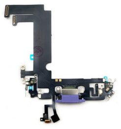 Flex for iPhone 12 mini for charging connector with microphone Purple HQ