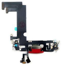 Flex for iPhone 12 mini for charging connector with microphone Red HQ
