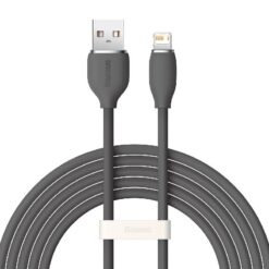 USB cable Baseus Jelly Liquid lightning (2.4A) black 2M