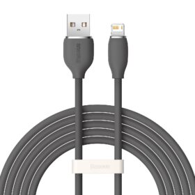 USB cable Baseus Jelly Liquid lightning (2.4A) black 2M