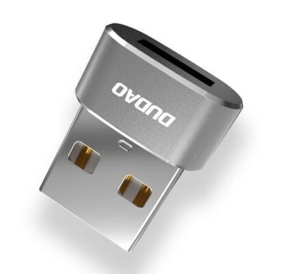 Adapter Dudao (L16AC) from USB to Type-C black