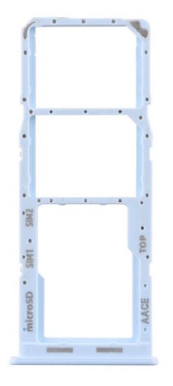 SIM card holder Samsung A13 A135/A137 Light Blue original (service pack)