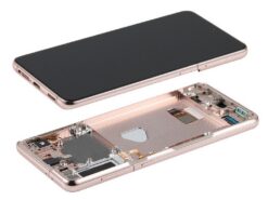 LCD screen Samsung G996 S21 Plus with touch screen and frame Phantom Violet original (service pack)