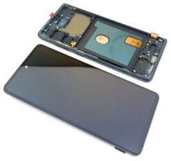LCD screen Samsung G780/G781 S20 FE with touch screen and frame Cloud Navy Oled (real size)